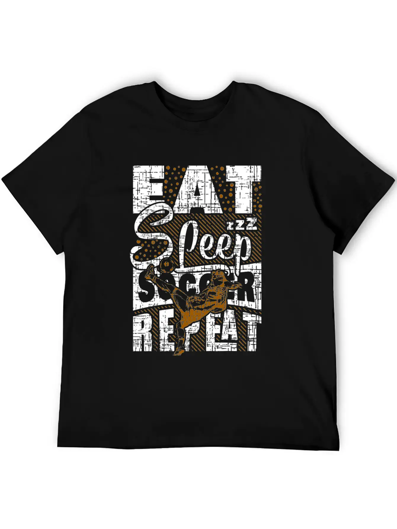 Soccer Christmas Birthday Gift Idea Unisex Short Sleeve Soft Cotton T-Shirt – Casual Everyday Wear