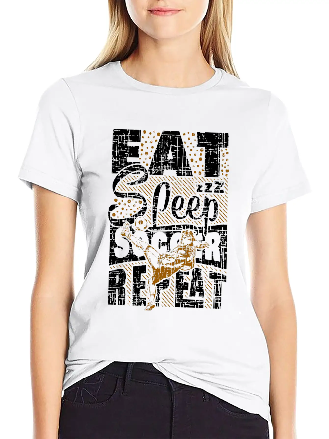 Soccer Christmas Birthday Gift Idea Unisex Short Sleeve Soft Cotton T-Shirt – Casual Everyday Wear