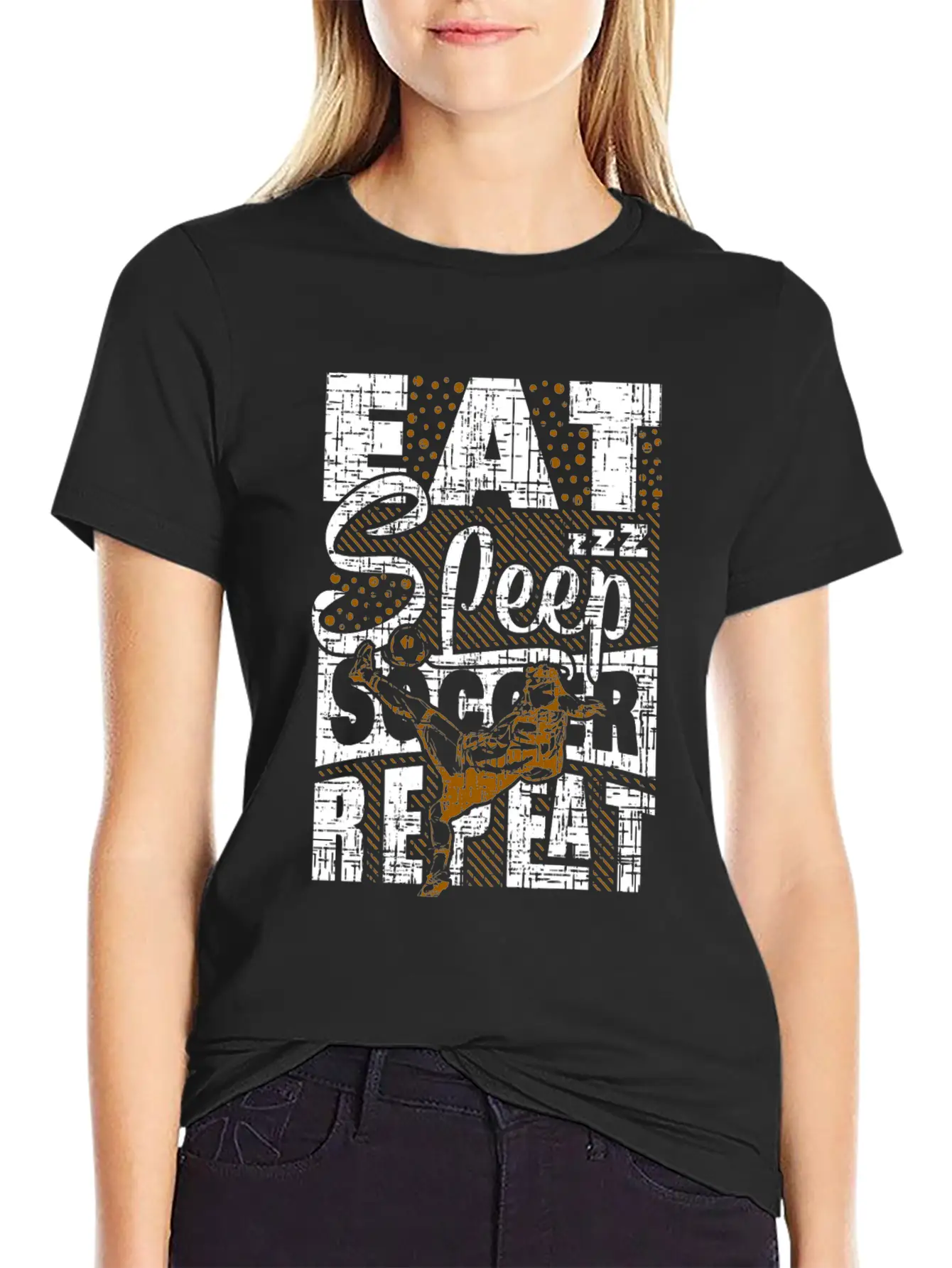 Soccer Christmas Birthday Gift Idea Unisex Short Sleeve Soft Cotton T-Shirt – Casual Everyday Wear