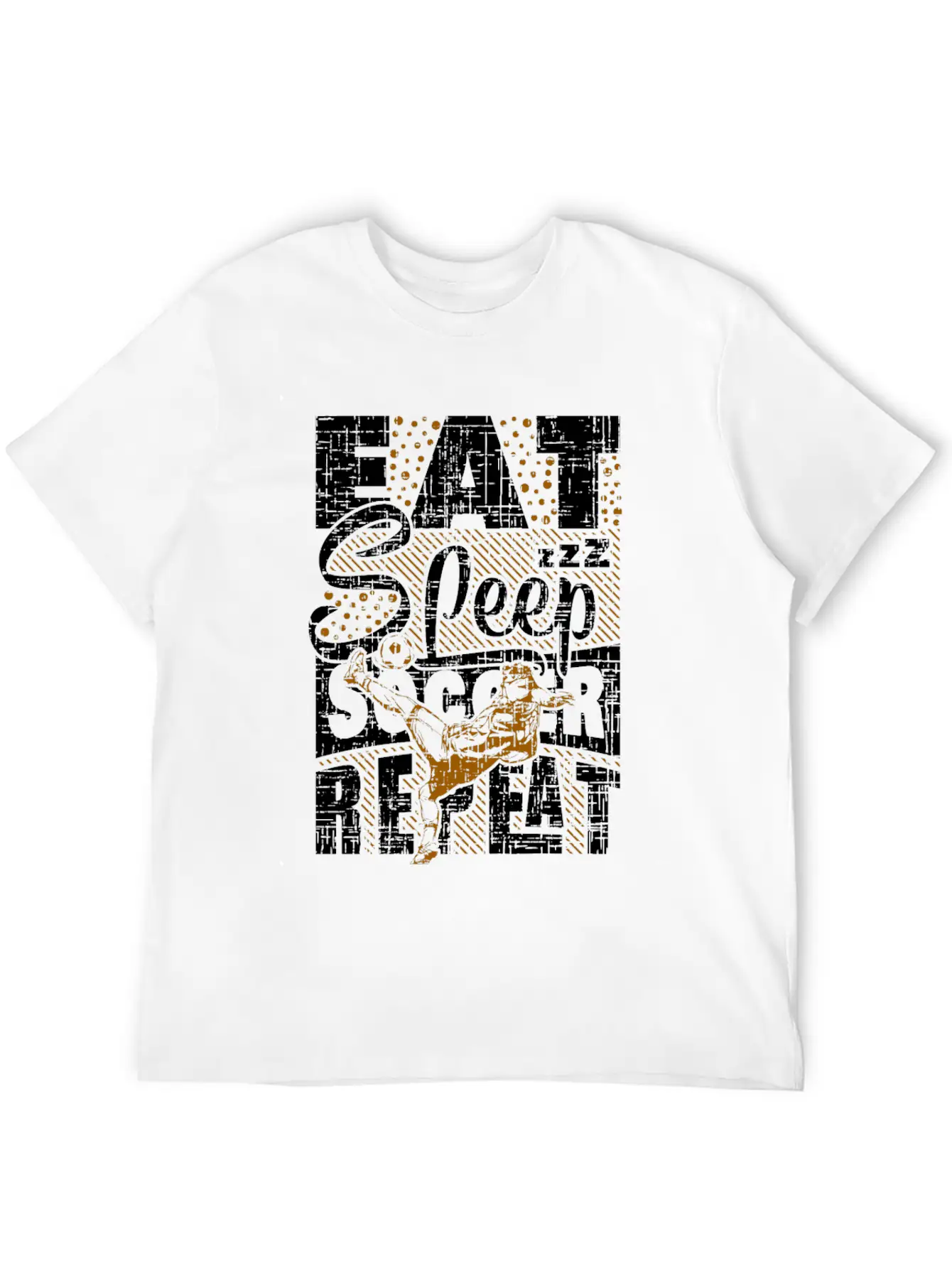 Soccer Christmas Birthday Gift Idea Unisex Short Sleeve Soft Cotton T-Shirt – Casual Everyday Wear
