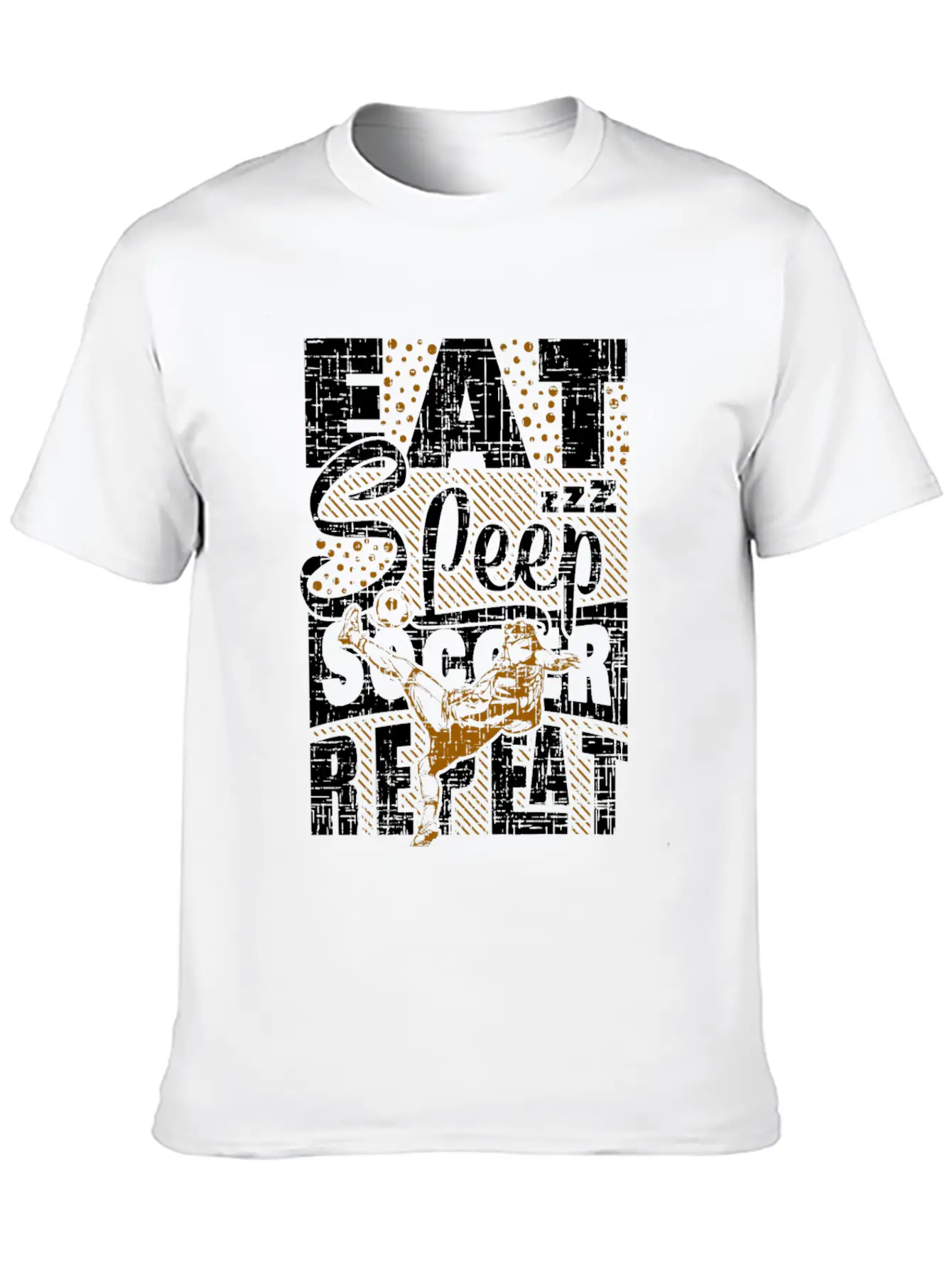 Soccer Christmas Birthday Gift Idea Unisex Short Sleeve Soft Cotton T-Shirt – Casual Everyday Wear