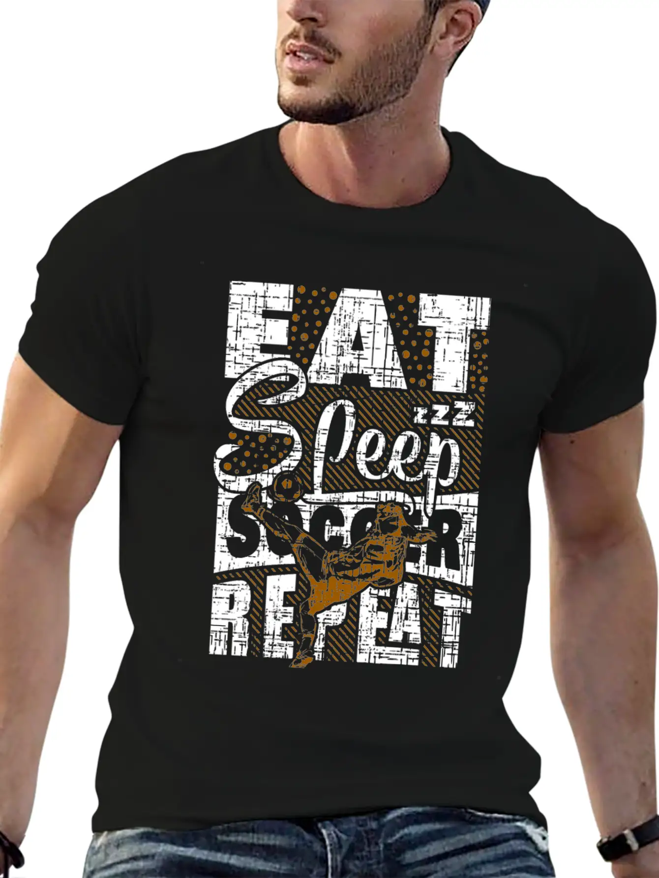 Soccer Christmas Birthday Gift Idea Unisex Short Sleeve Soft Cotton T-Shirt – Casual Everyday Wear