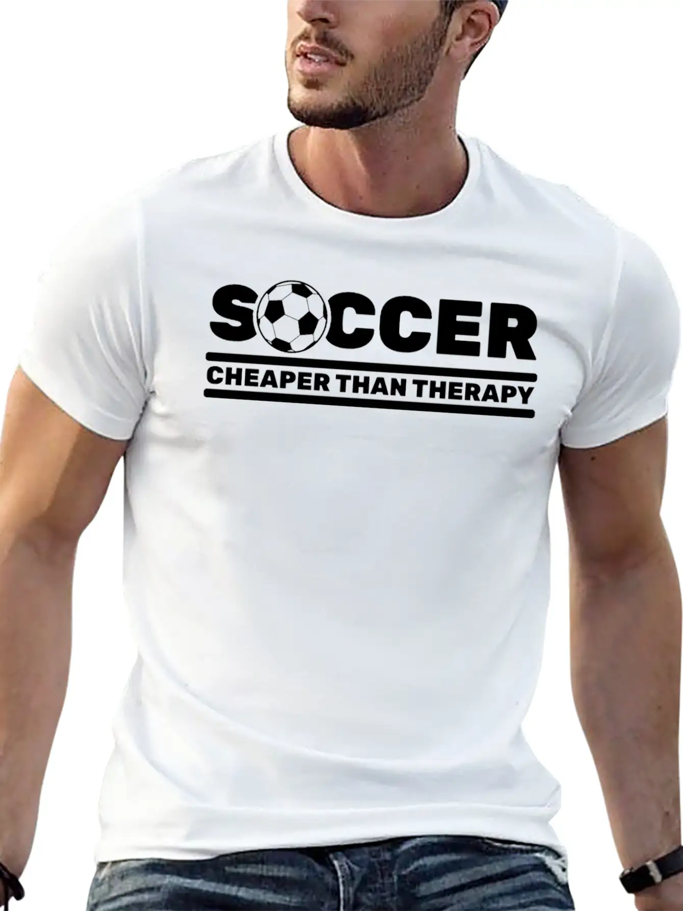 Soccer Essential Unisex Summer Tee – Soft Cotton Casual Fit