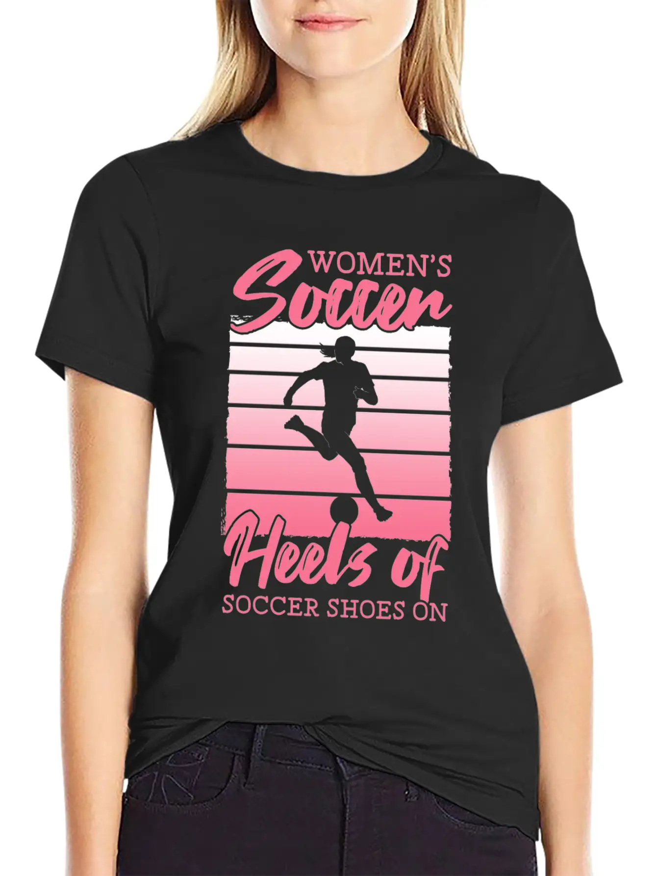 Soccer Girl Team Outfit For Players + Fans Timeless Short Sleeve Tee – Comfy And Minimalist Design
