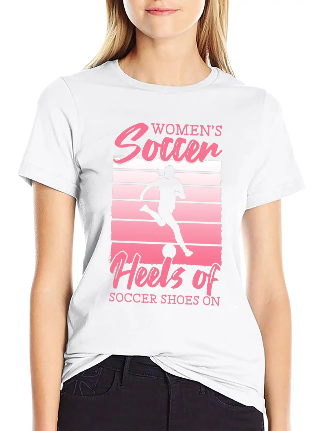 Soccer Girl Team Outfit For Players + Fans Timeless Short Sleeve Tee – Comfy And Minimalist Design