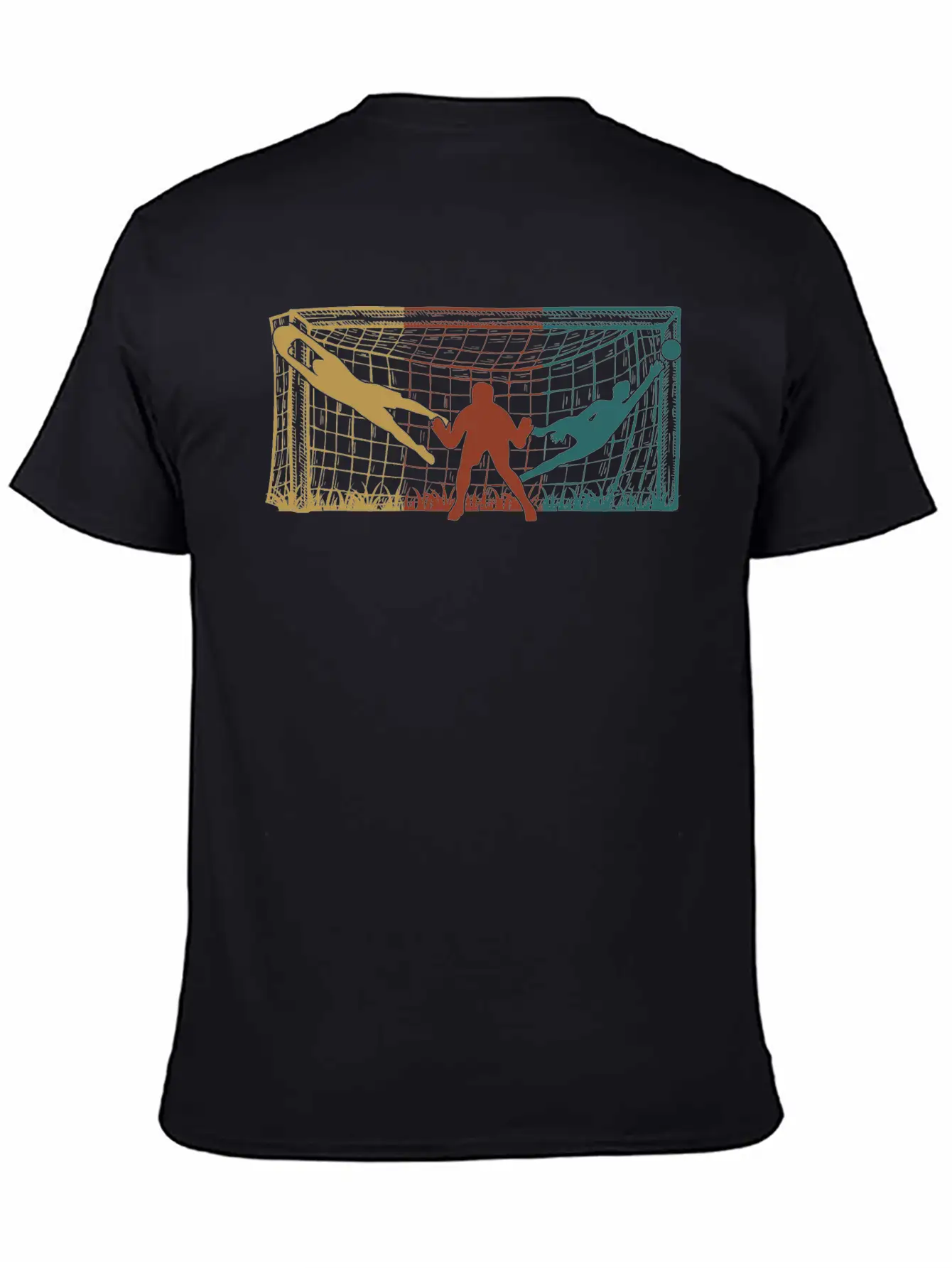Soccer Goal Keeper Men Boys Soccer Unisex Short Sleeve Soft Cotton T-Shirt – Casual Everyday Wear