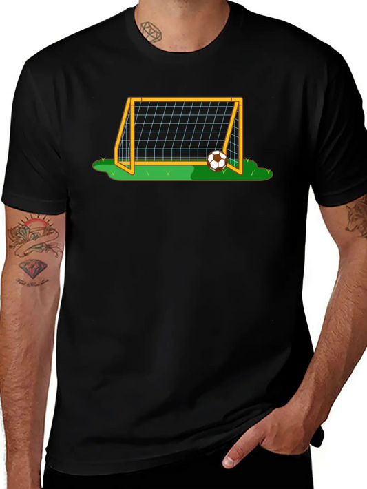 Soccer Player Football Goal Keeper Ball Sports Stylish Everyday T-Shirt – Unisex Basic Cotton Tee
