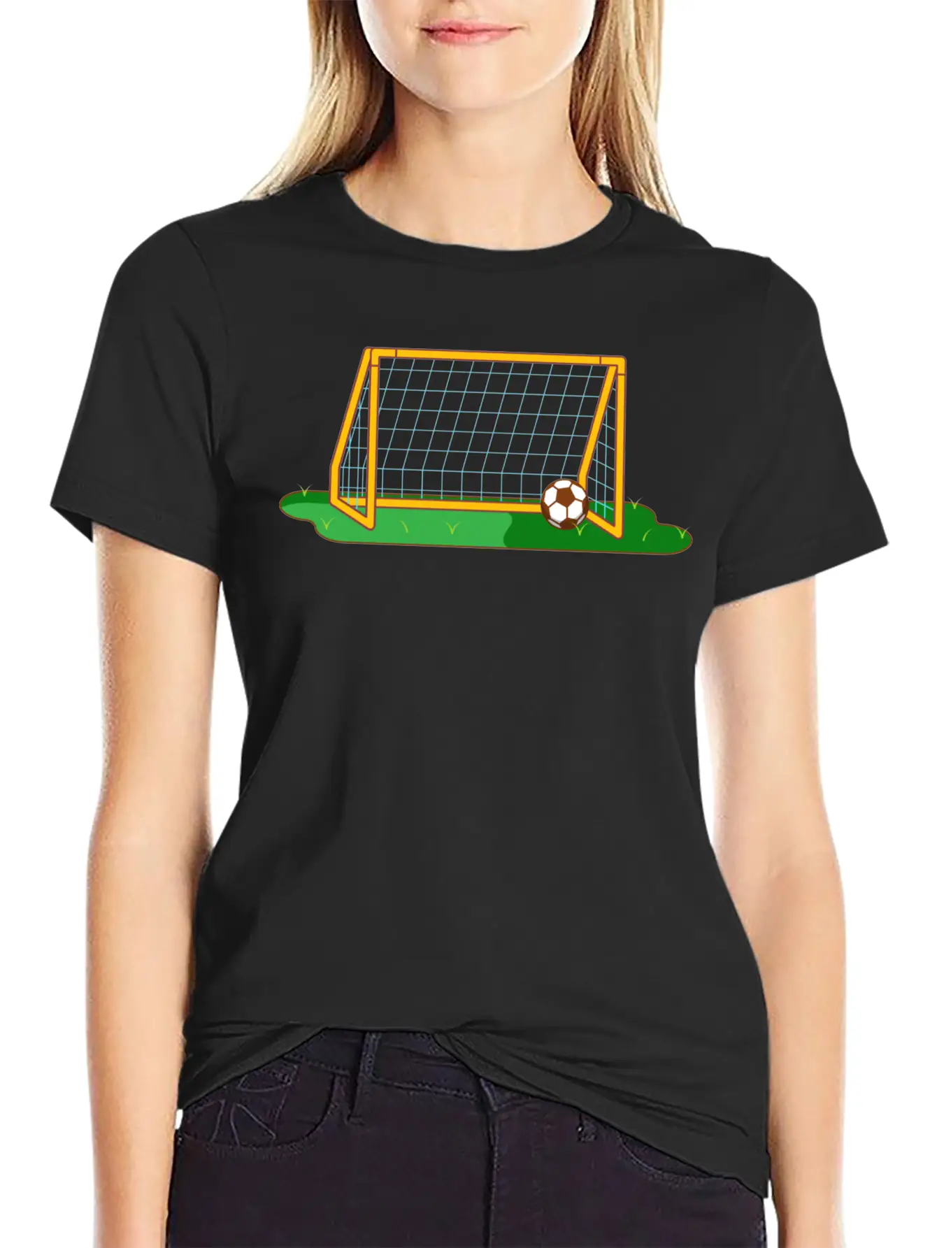 Soccer Player Football Goal Keeper Ball Sports Stylish Everyday T-Shirt – Unisex Basic Cotton Tee