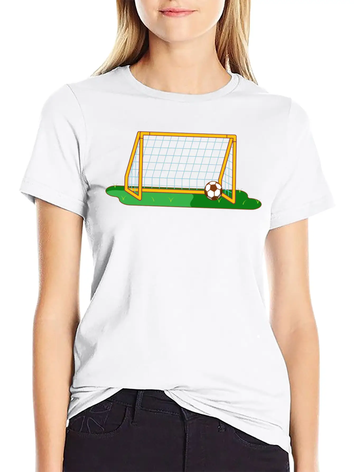 Soccer Player Football Goal Keeper Ball Sports Stylish Everyday T-Shirt – Unisex Basic Cotton Tee