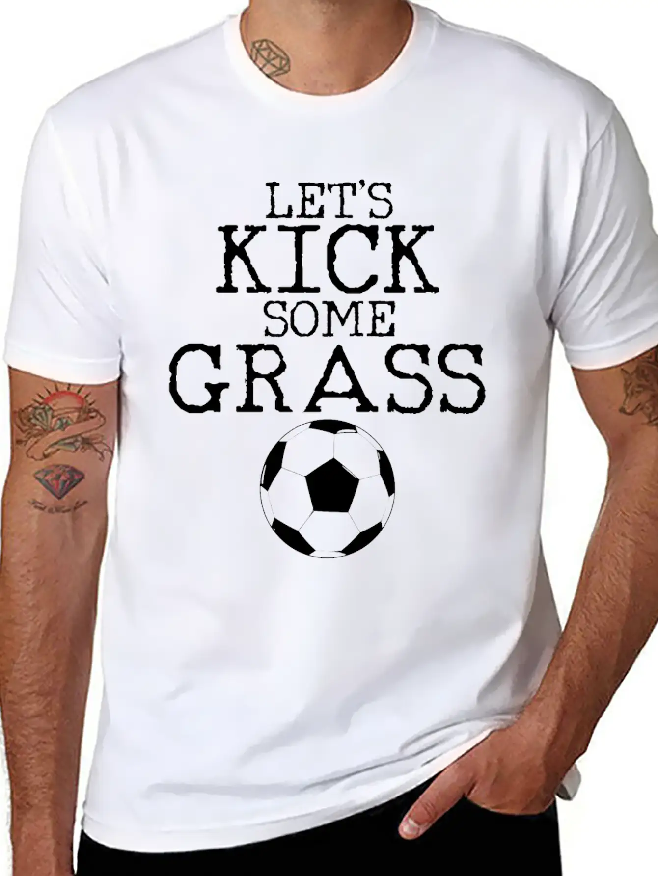 Soccer Player Pun Stylish Everyday T-Shirt – Unisex Basic Cotton Tee