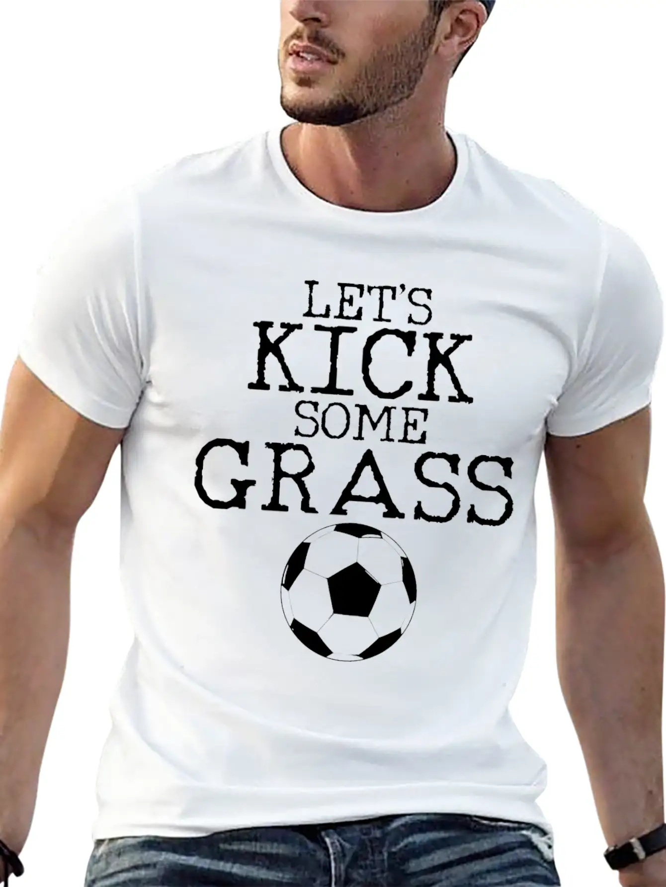 Soccer Player Pun Stylish Everyday T-Shirt – Unisex Basic Cotton Tee