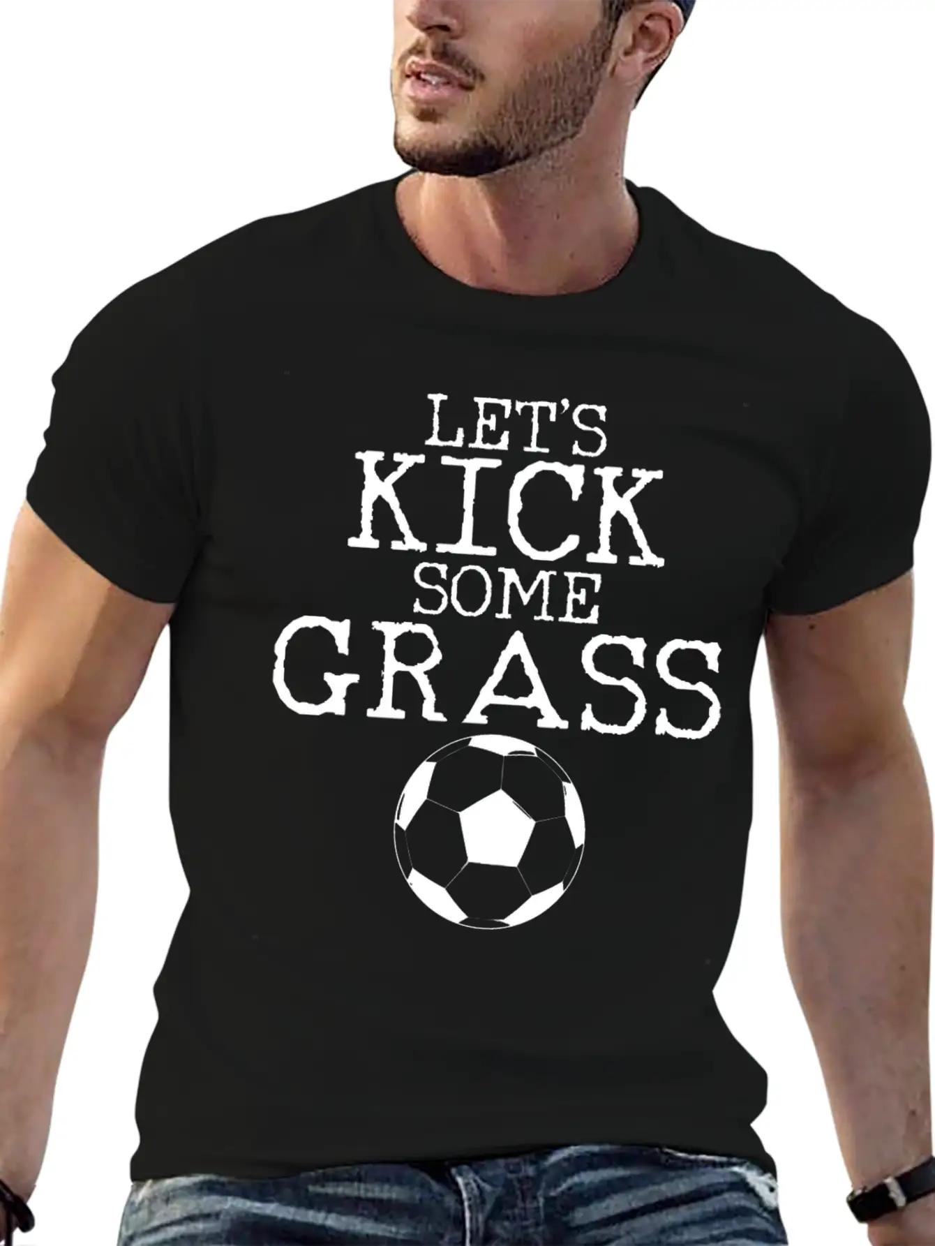 Soccer Player Pun Stylish Everyday T-Shirt – Unisex Basic Cotton Tee