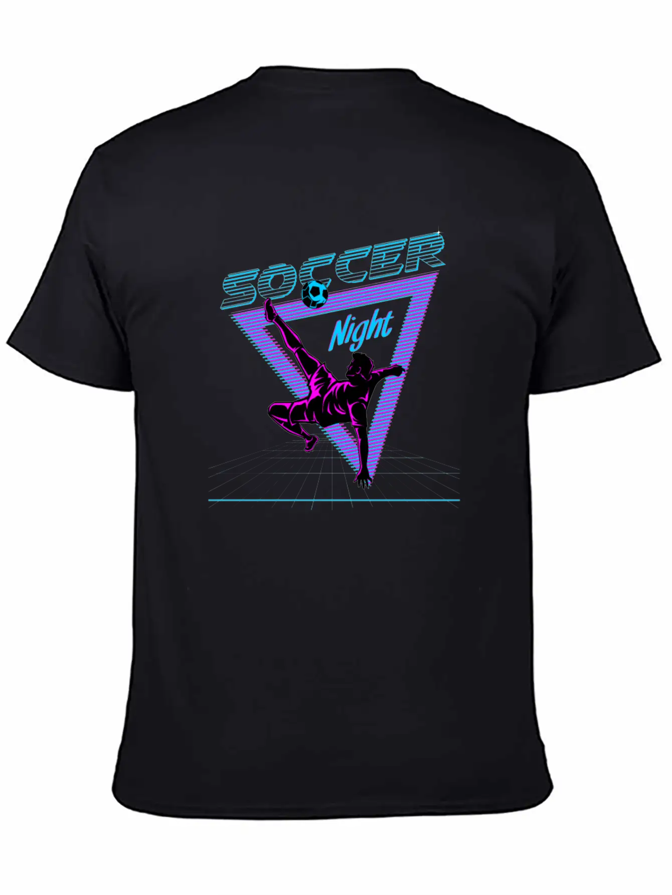 Soccer Retro Vaporwave Unisex Short Sleeve Soft Cotton T-Shirt – Casual Everyday Wear