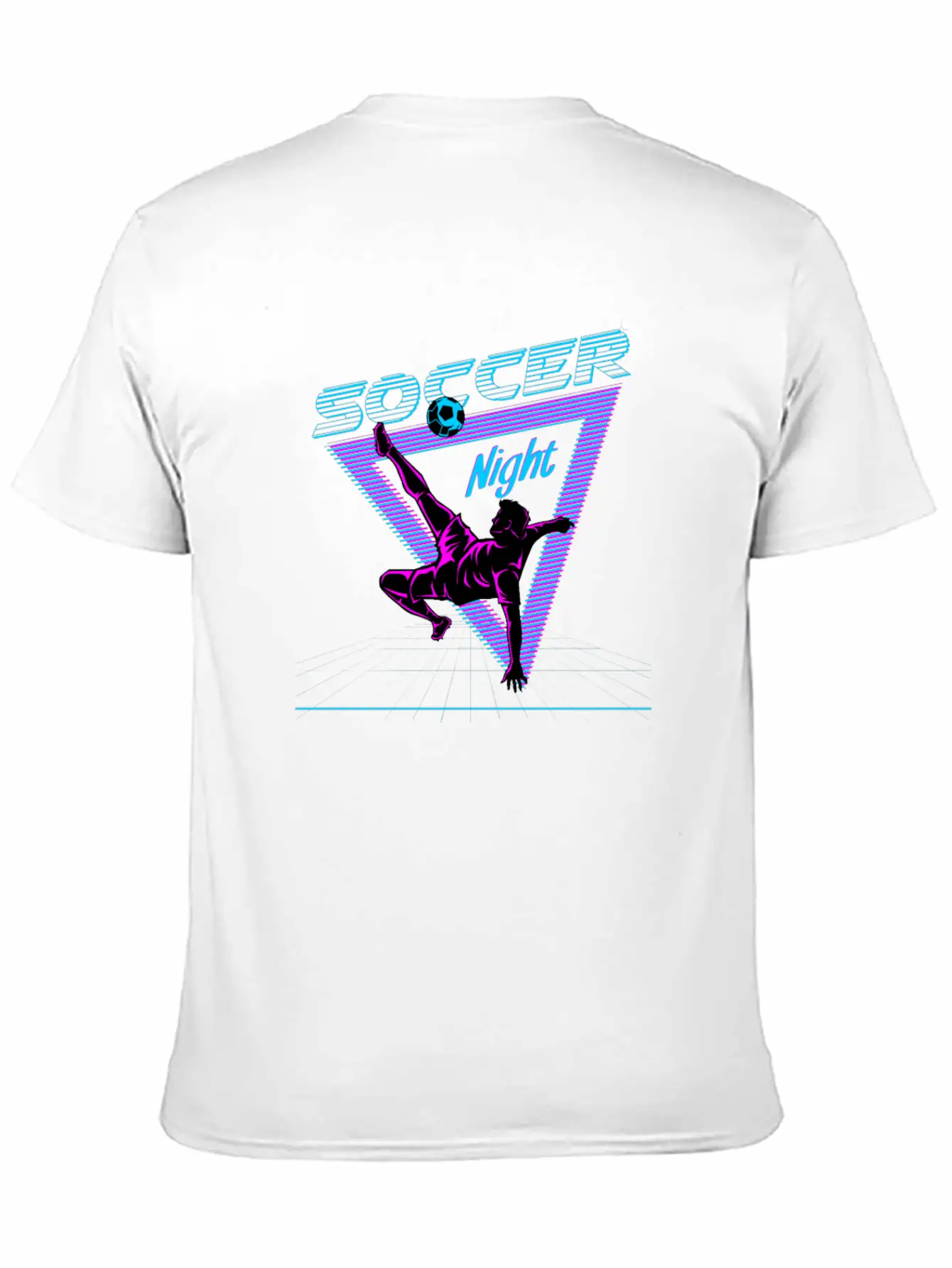 Soccer Retro Vaporwave Unisex Short Sleeve Soft Cotton T-Shirt – Casual Everyday Wear