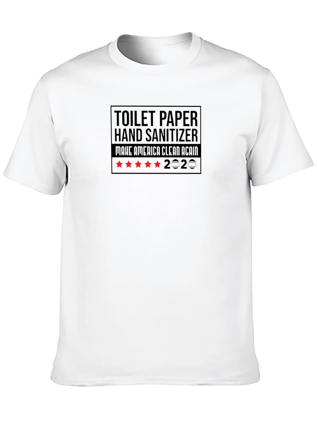 Social Distancing Toilet Paper Hand Sanitizer Unisex Short Sleeve Soft Cotton T-Shirt – Casual Everyday Wear