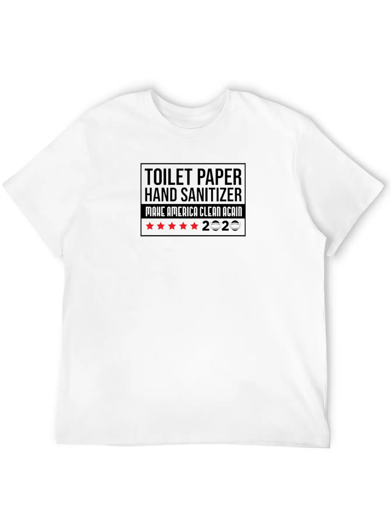 Social Distancing Toilet Paper Hand Sanitizer Unisex Short Sleeve Soft Cotton T-Shirt – Casual Everyday Wear