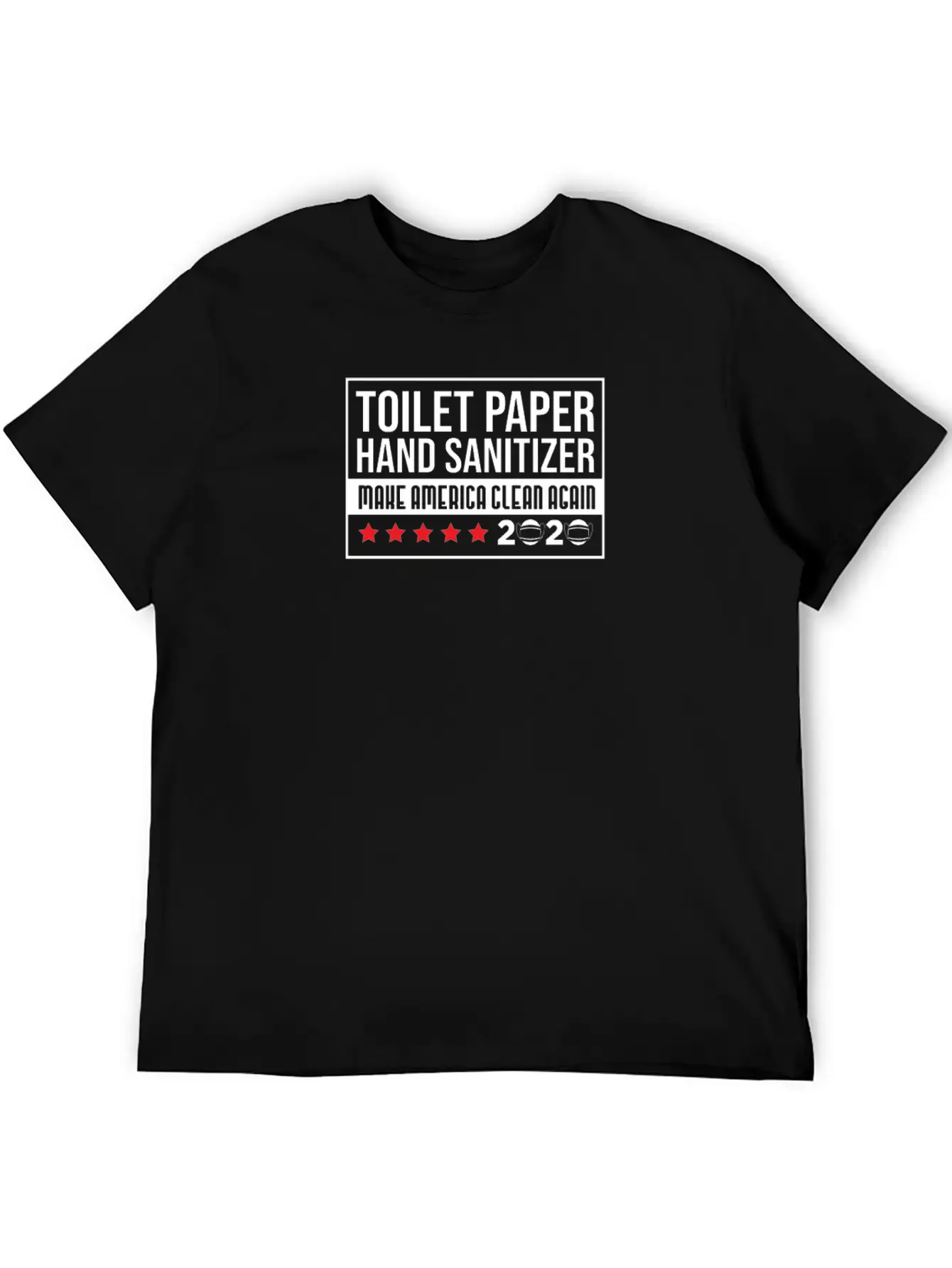 Social Distancing Toilet Paper Hand Sanitizer Unisex Short Sleeve Soft Cotton T-Shirt – Casual Everyday Wear