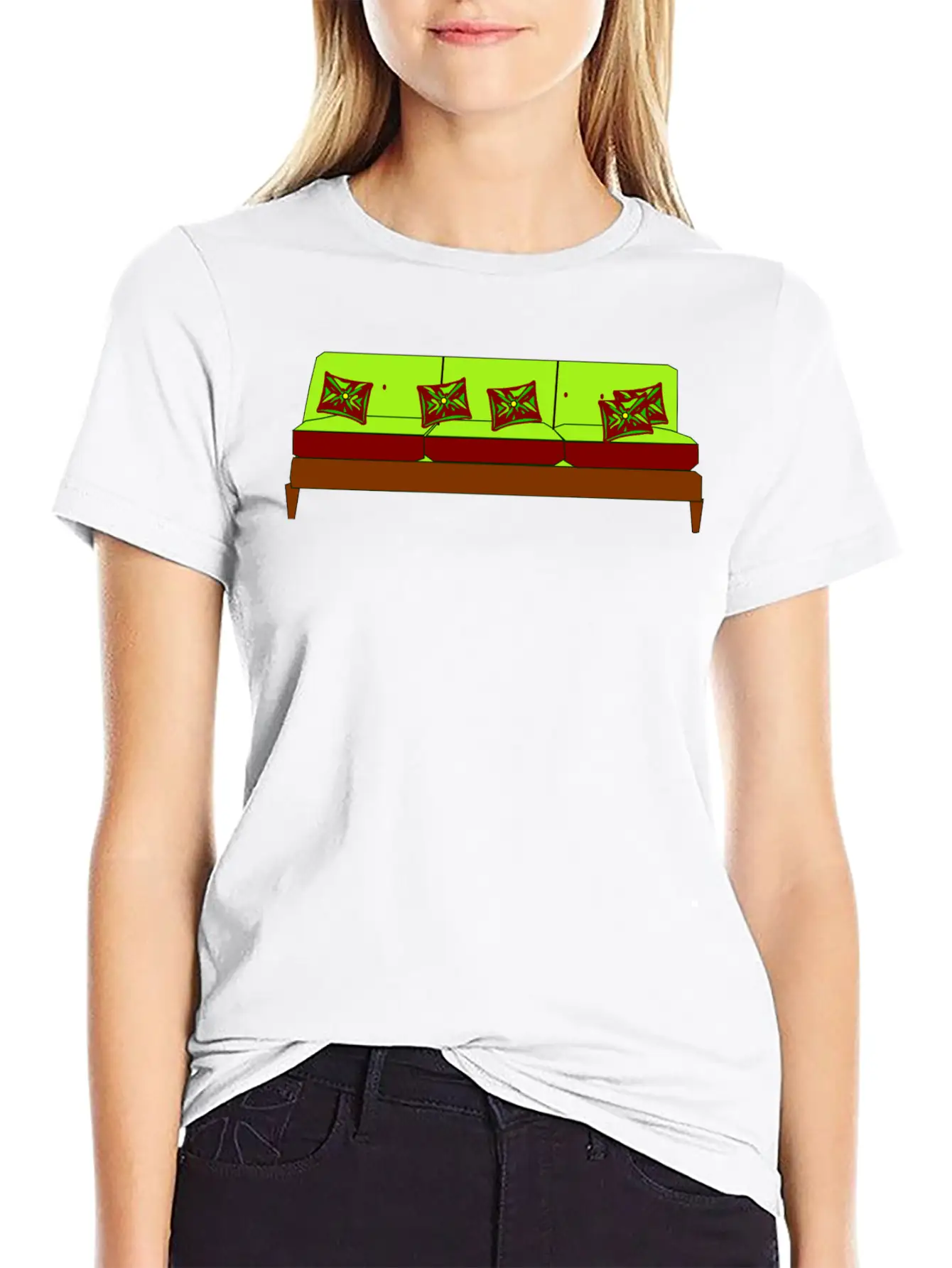 Sofa Couch Chair Table Stuhl Tisch Lamp Lampe Benc Unisex Short Sleeve Soft Cotton T-Shirt – Casual Everyday Wear