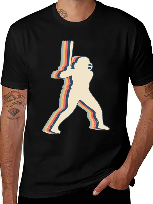 Softball Player Team Coach Trainer Retro Line Art Comfortable Minimalist Graphic Tee – Summer Style Essential