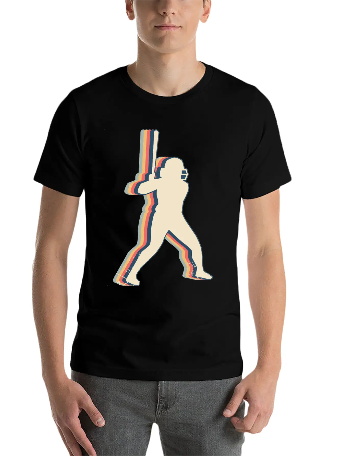Softball Player Team Coach Trainer Retro Line Art Comfortable Minimalist Graphic Tee – Summer Style Essential