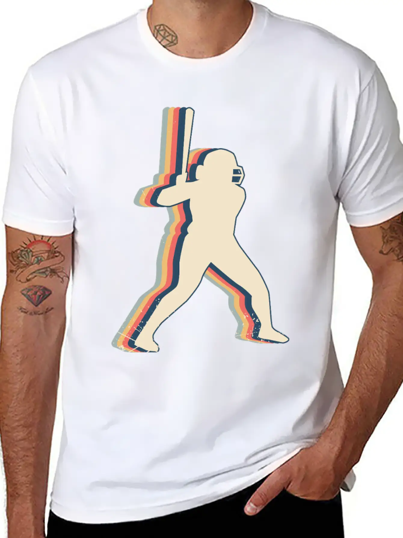 Softball Player Team Coach Trainer Retro Line Art Comfortable Minimalist Graphic Tee – Summer Style Essential