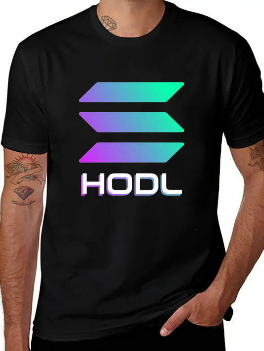 Solana SOL Crypto Hodl Basic Graphic T-Shirt – Daily Comfort In Soft Cotton