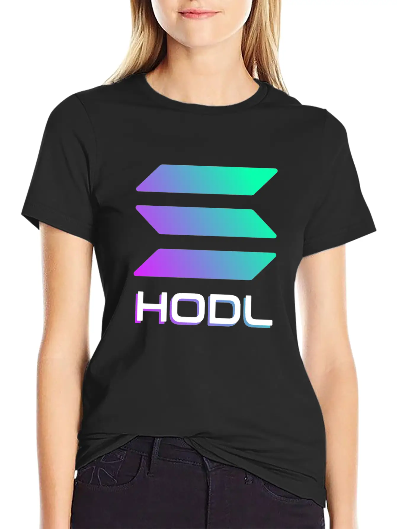 Solana SOL Crypto Hodl Basic Graphic T-Shirt – Daily Comfort In Soft Cotton