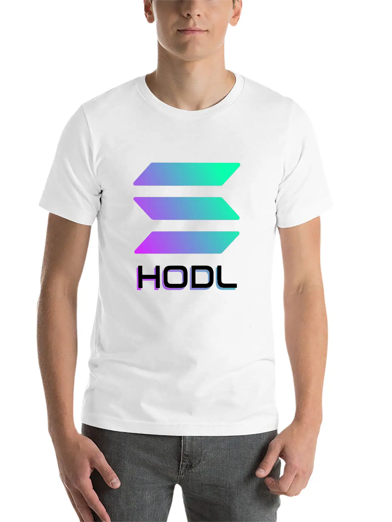 Solana SOL Crypto Hodl Basic Graphic T-Shirt – Daily Comfort In Soft Cotton