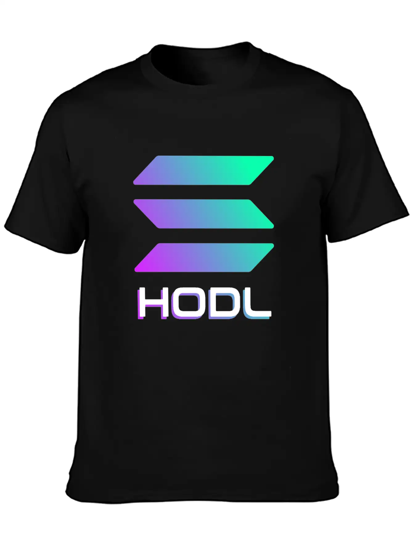 Solana SOL Crypto Hodl Basic Graphic T-Shirt – Daily Comfort In Soft Cotton