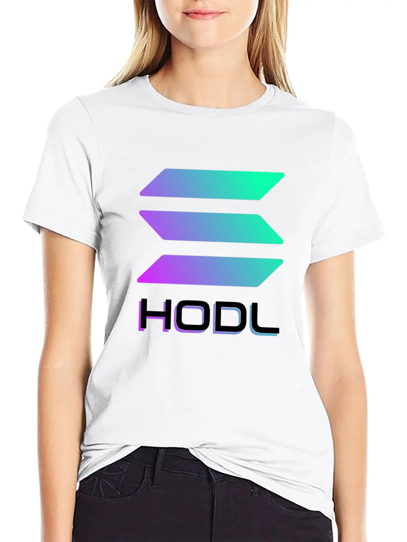 Solana SOL Crypto Hodl Basic Graphic T-Shirt – Daily Comfort In Soft Cotton