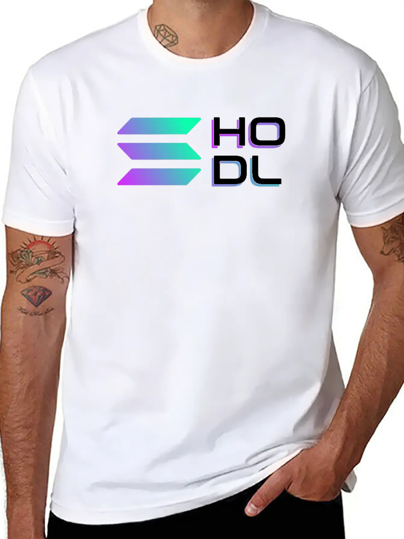 Solana SOL Crypto Hodl Essential Unisex Summer Tee – Soft Cotton Casual Fit