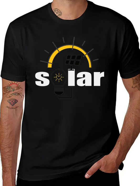 Solar Power - Renewable Energy - Green Energy Timeless Short Sleeve Tee – Comfy And Minimalist Design
