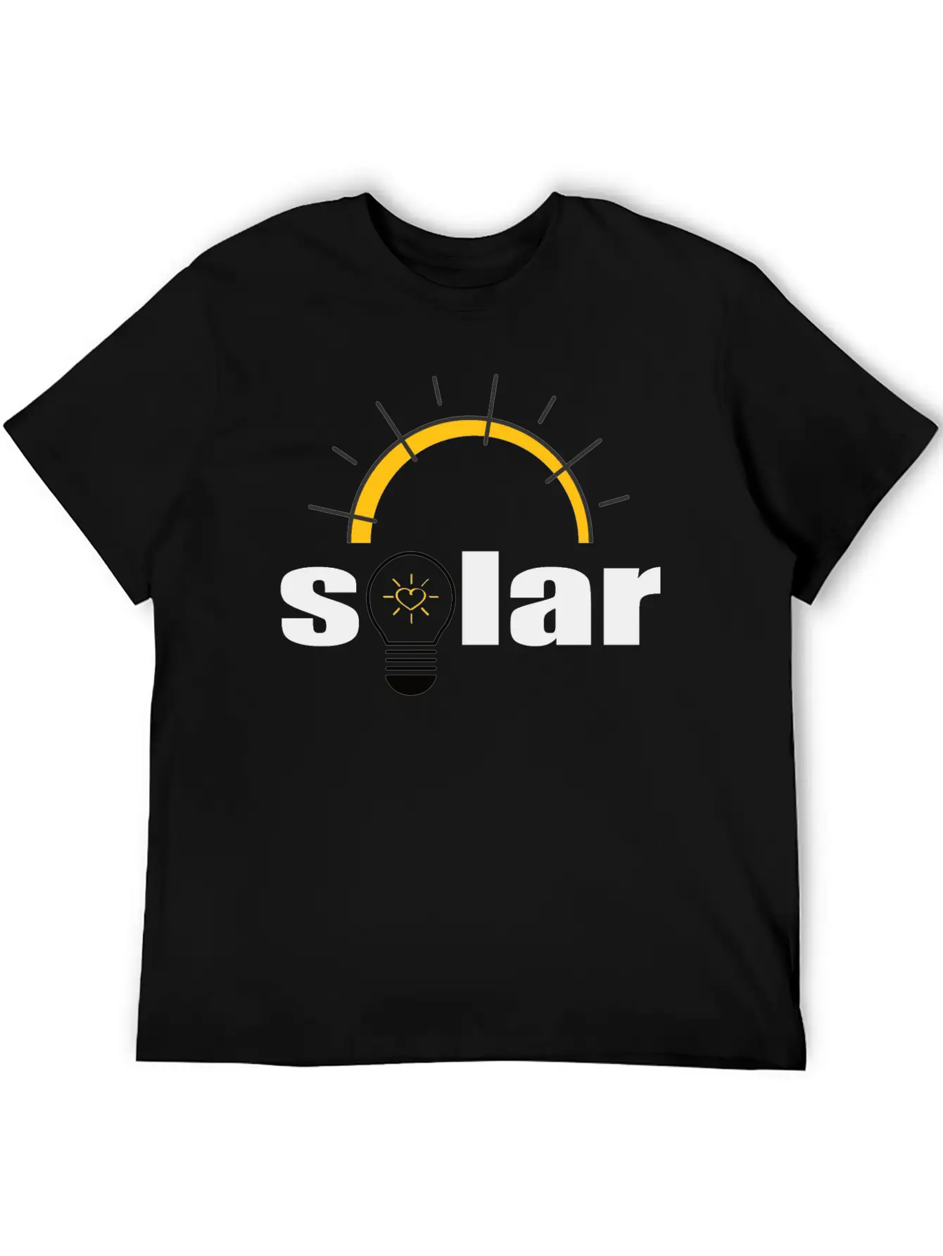 Solar Power - Renewable Energy - Green Energy Unisex Short Sleeve Soft Cotton T-Shirt – Casual Everyday Wear