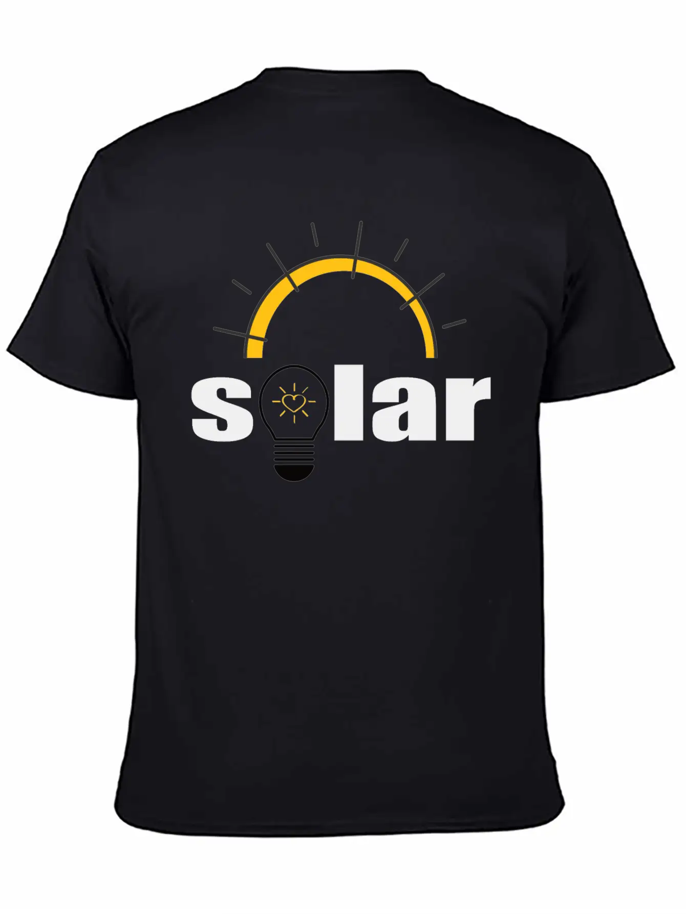 Solar Power - Renewable Energy - Green Energy Unisex Short Sleeve Soft Cotton T-Shirt – Casual Everyday Wear