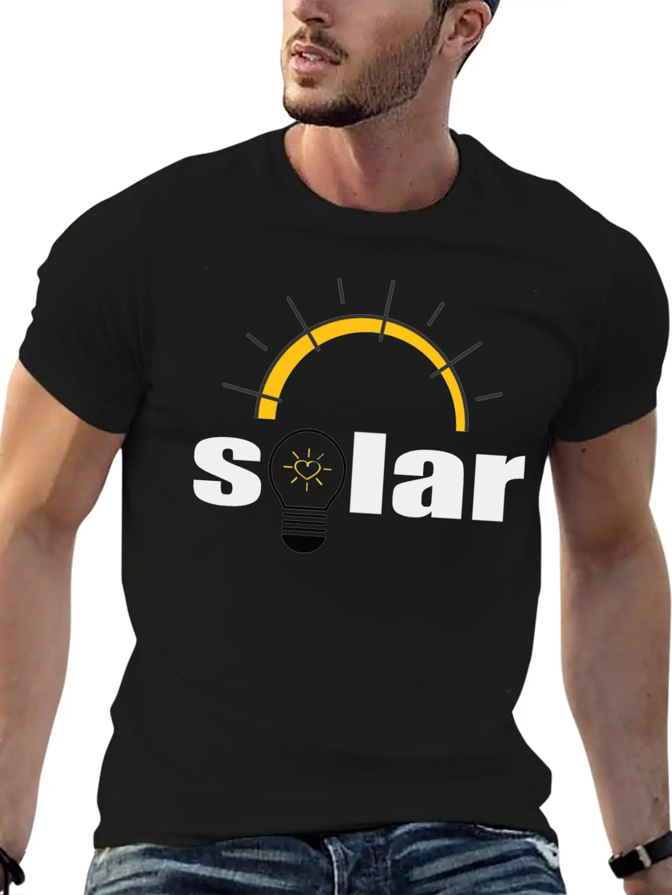 Solar Power - Renewable Energy - Green Energy Unisex Short Sleeve Soft Cotton T-Shirt – Casual Everyday Wear