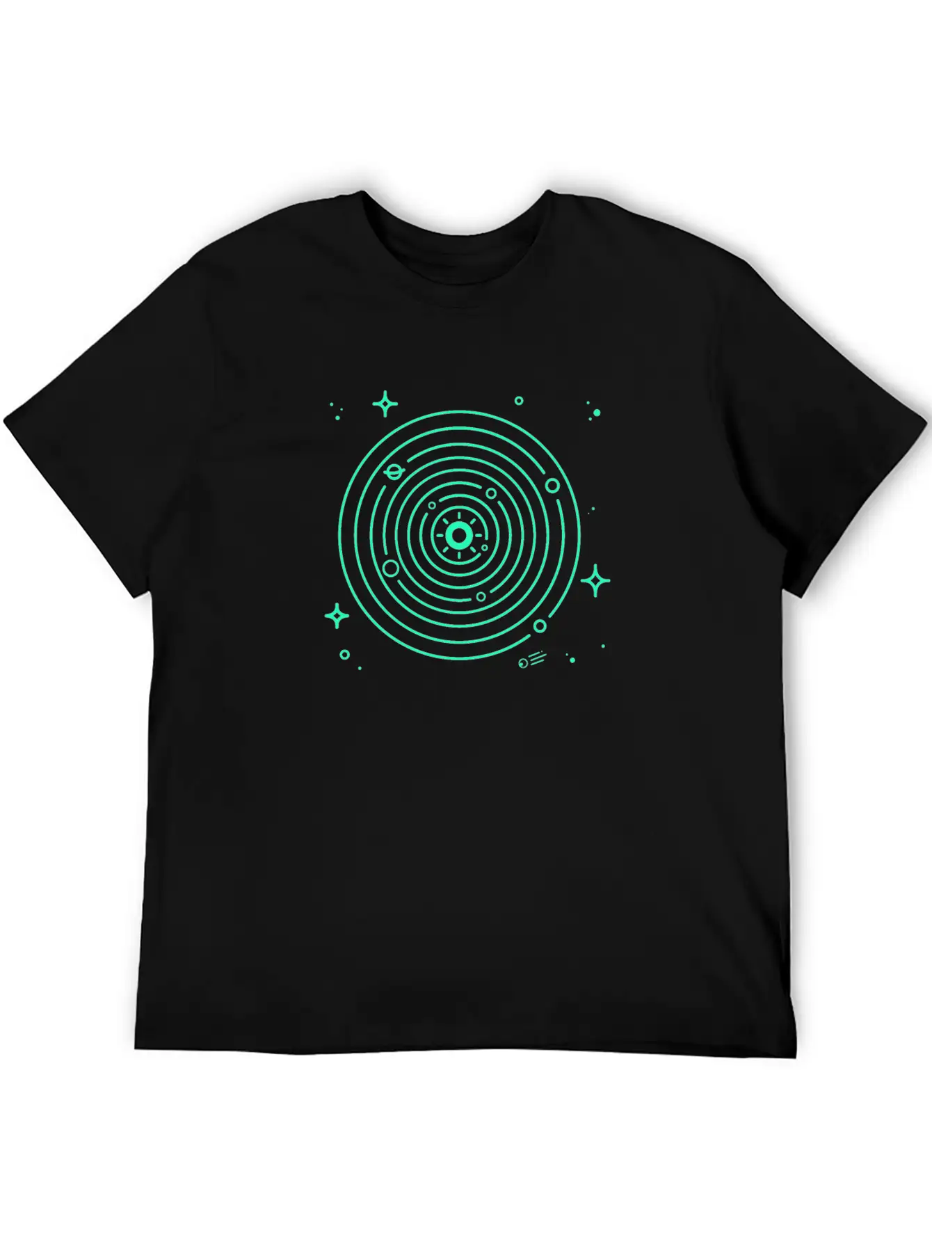 Solar System Stylish Everyday T-Shirt – Unisex Basic Cotton Tee