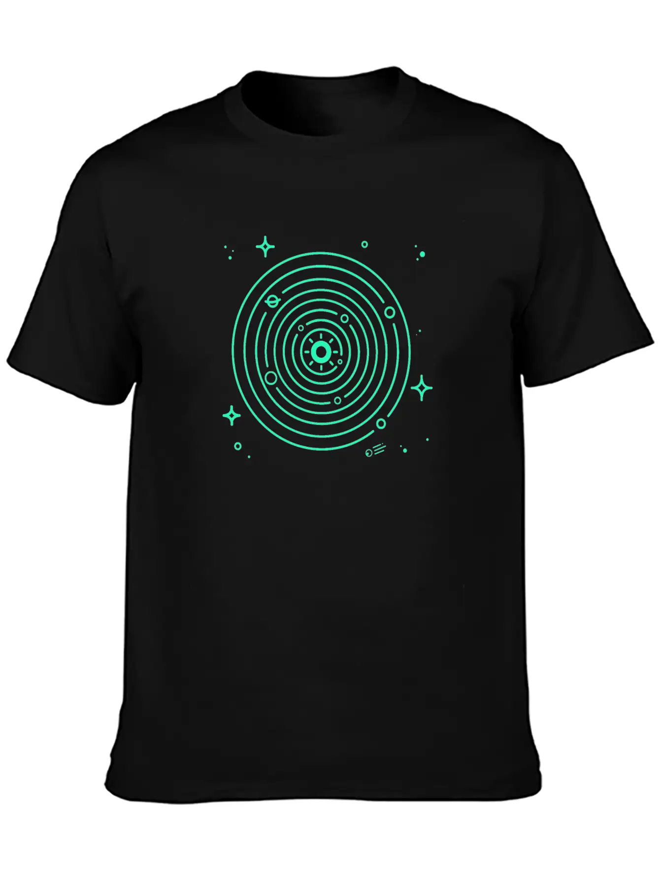 Solar System Stylish Everyday T-Shirt – Unisex Basic Cotton Tee