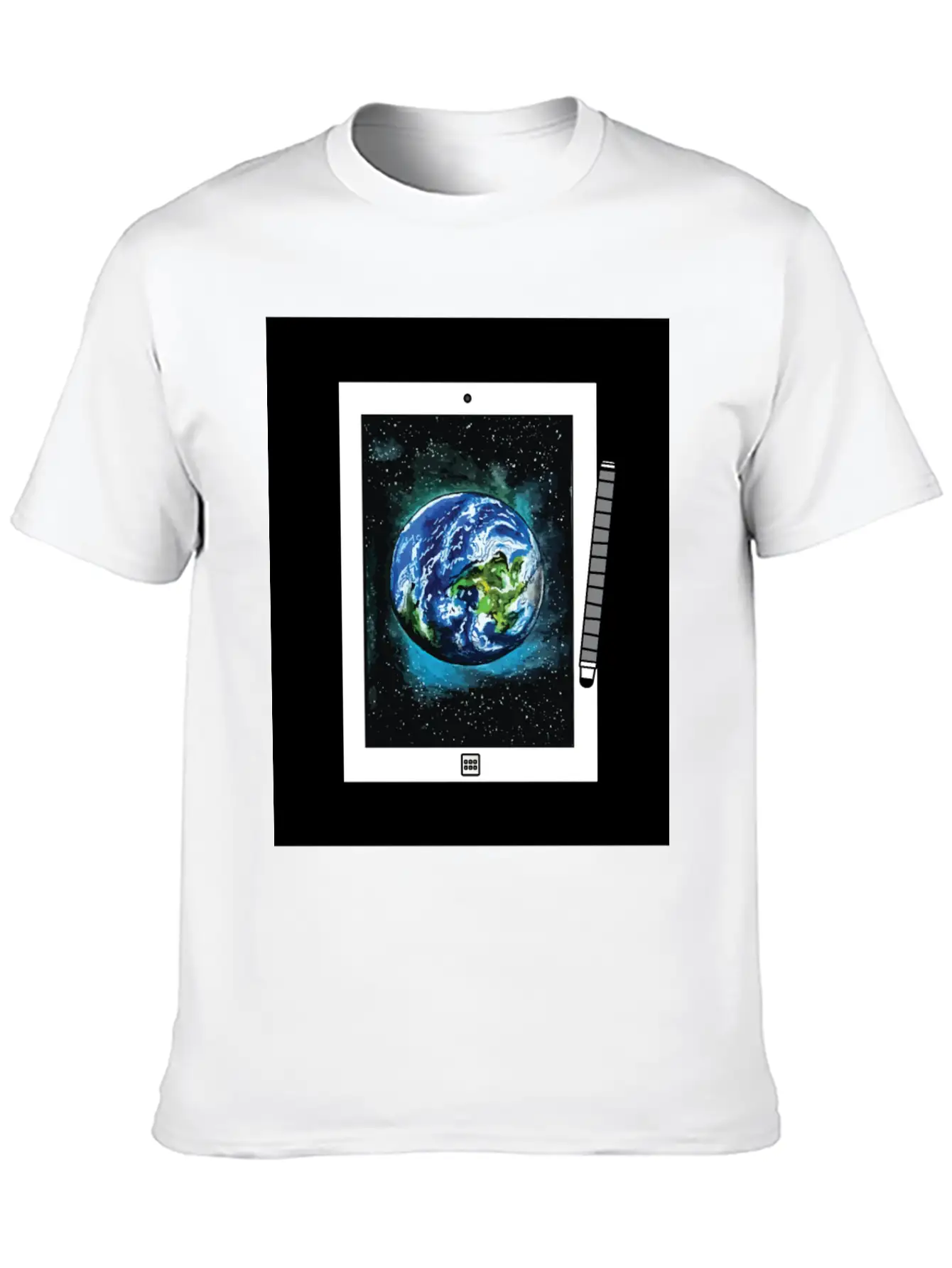 Solar System Universe Planet Earth Stylish Everyday T-Shirt – Unisex Basic Cotton Tee