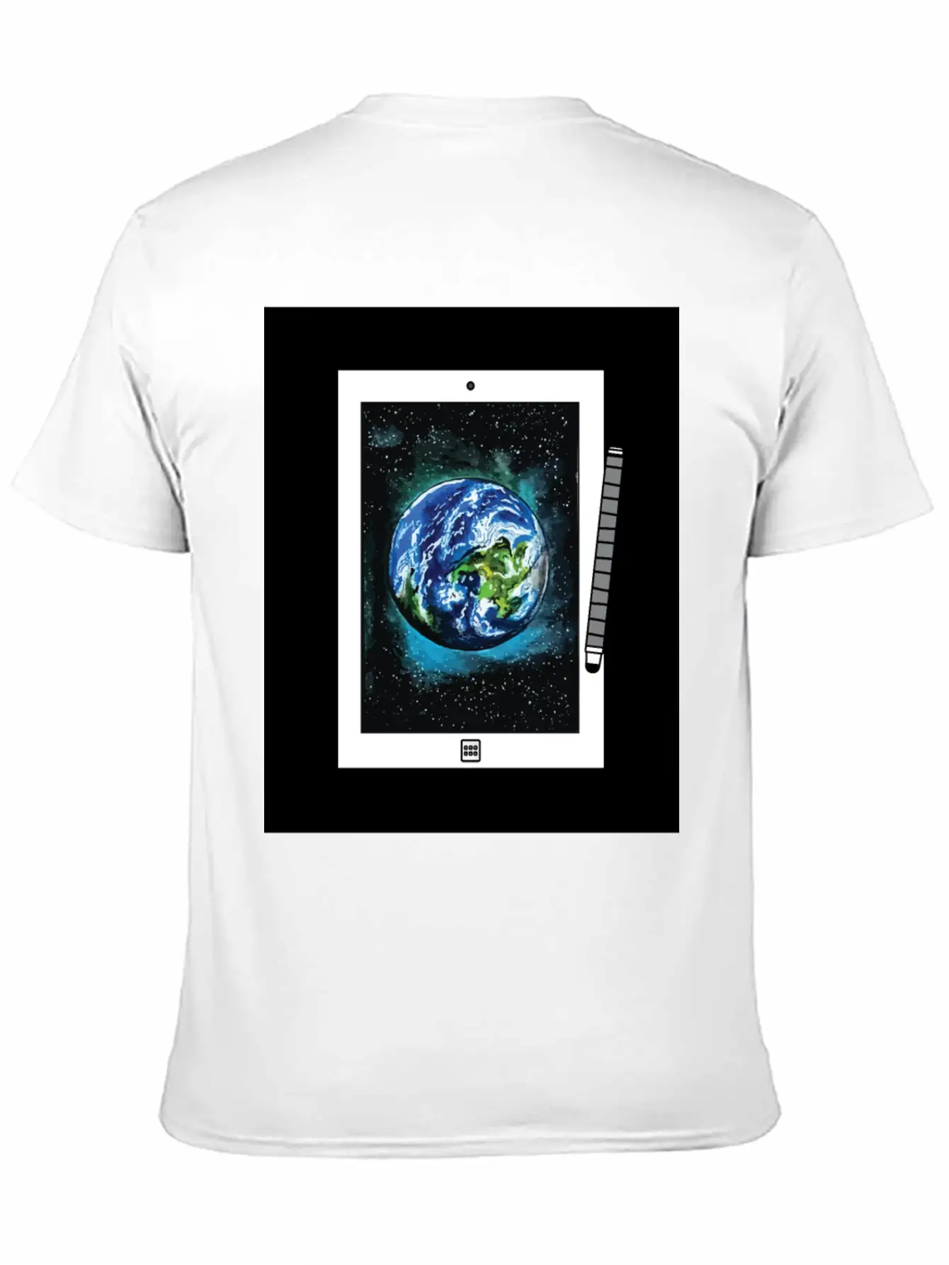 Solar System Universe Planet Earth Stylish Everyday T-Shirt – Unisex Basic Cotton Tee
