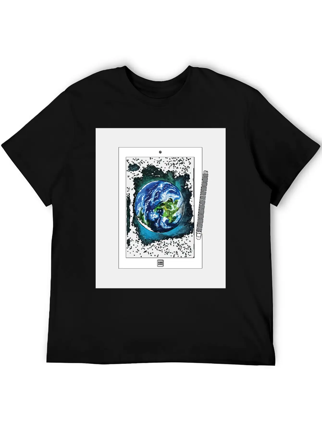 Solar System Universe Planet Earth Stylish Everyday T-Shirt – Unisex Basic Cotton Tee