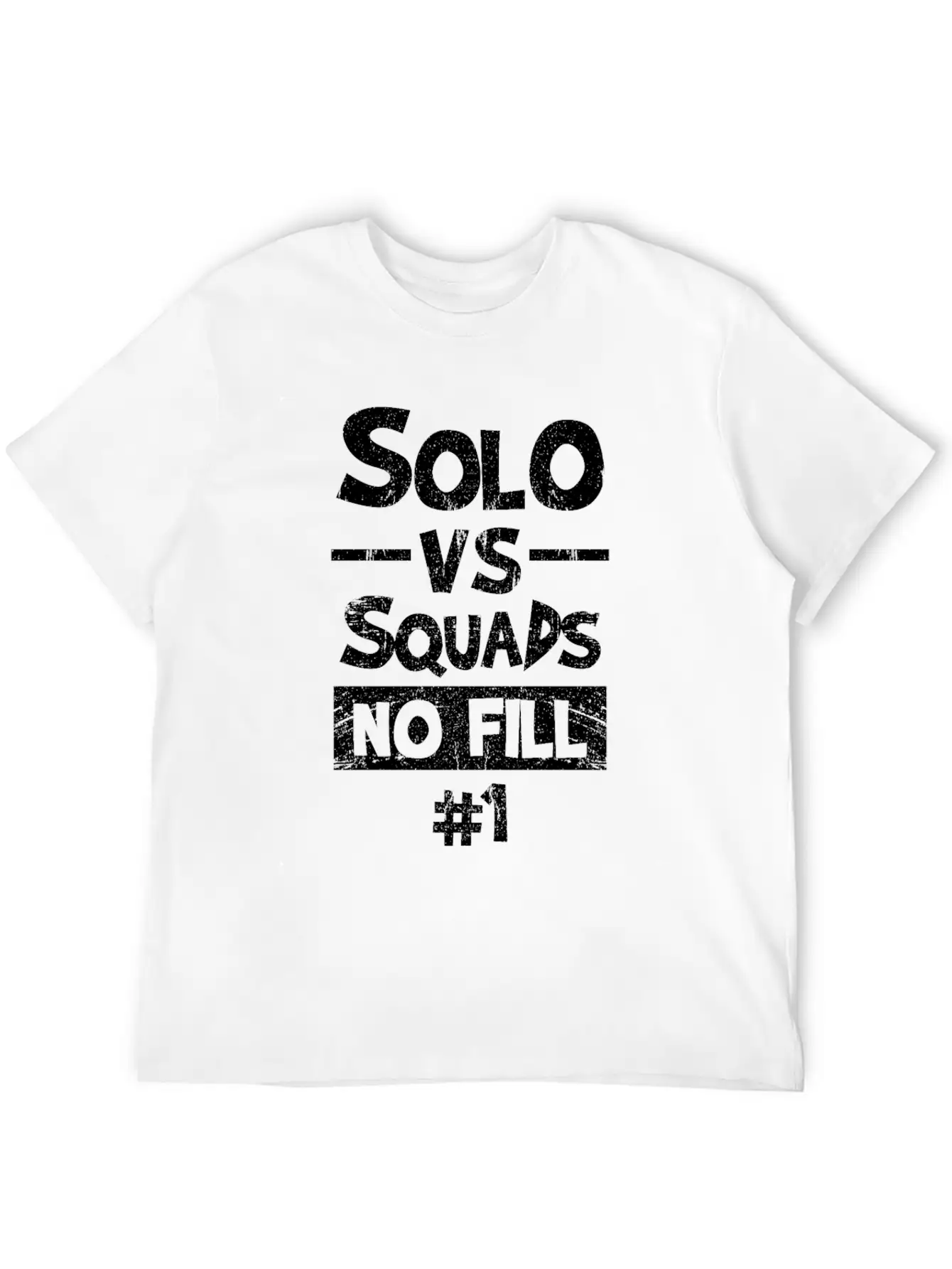 Solo Versus Squads Unisex Short Sleeve Soft Cotton T-Shirt – Casual Everyday Wear
