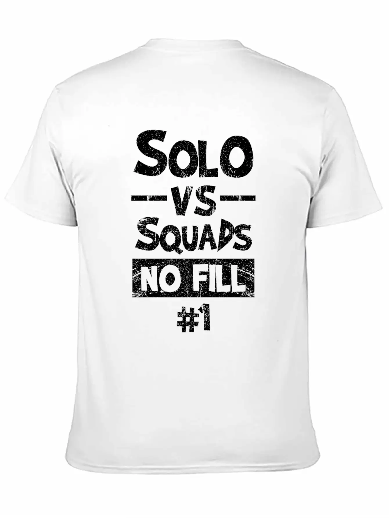 Solo Versus Squads Unisex Short Sleeve Soft Cotton T-Shirt – Casual Everyday Wear
