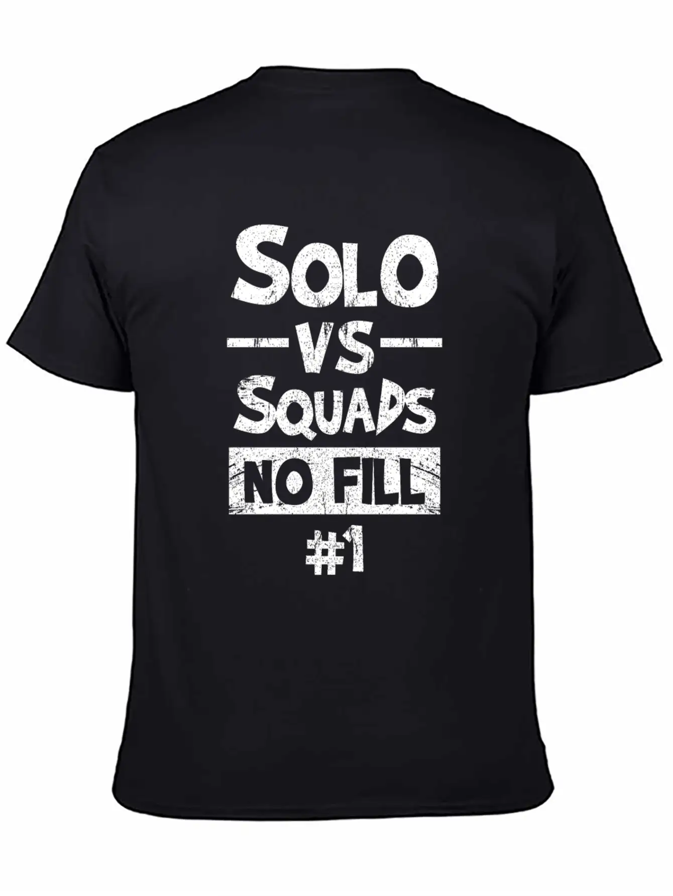 Solo Versus Squads Unisex Short Sleeve Soft Cotton T-Shirt – Casual Everyday Wear