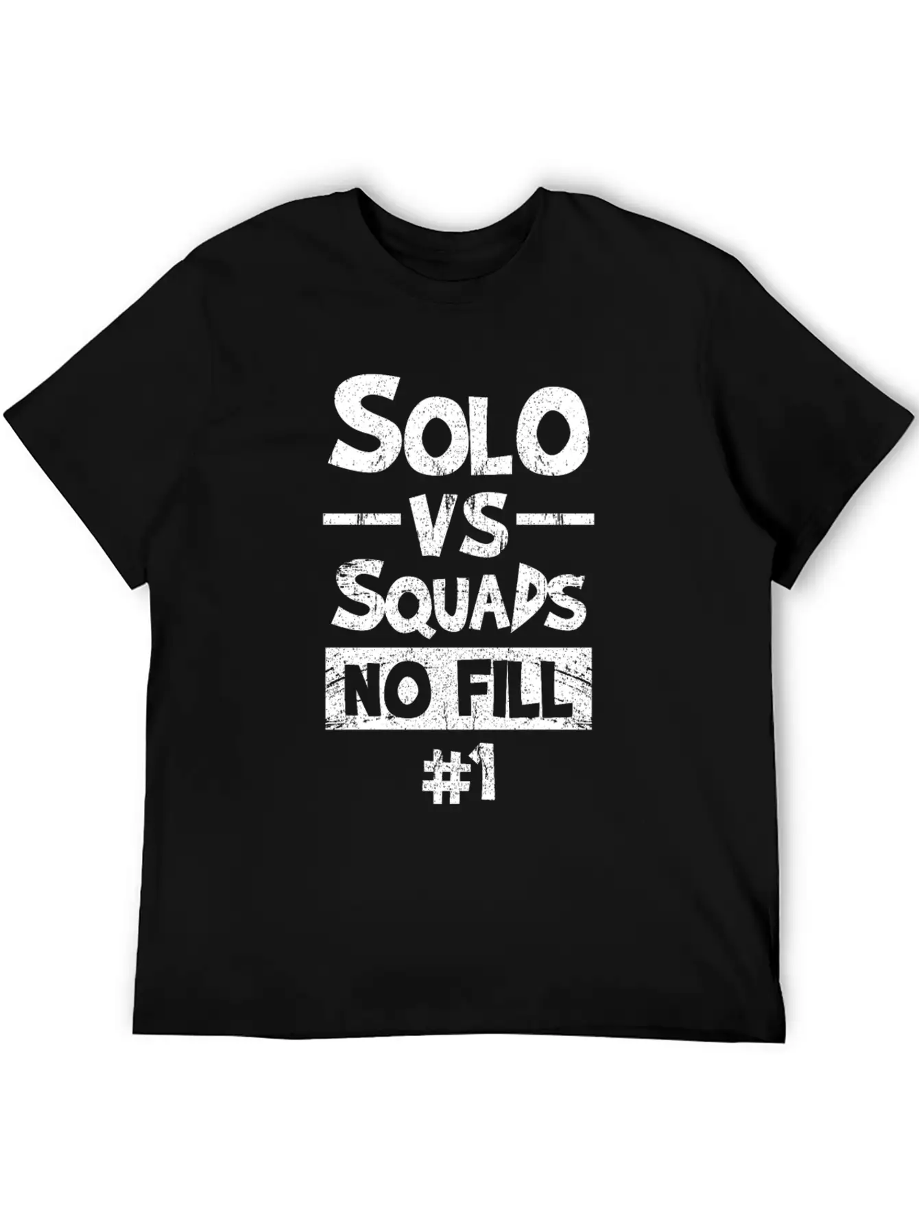 Solo Versus Squads Unisex Short Sleeve Soft Cotton T-Shirt – Casual Everyday Wear