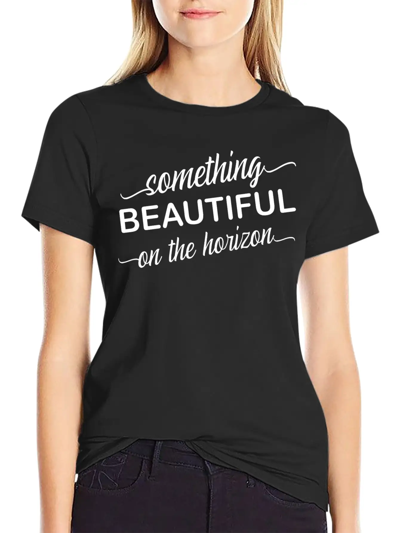 Something Beautiful Is On The Horizon Relaxed Everyday Tee – Lightweight And Durable Cotton
