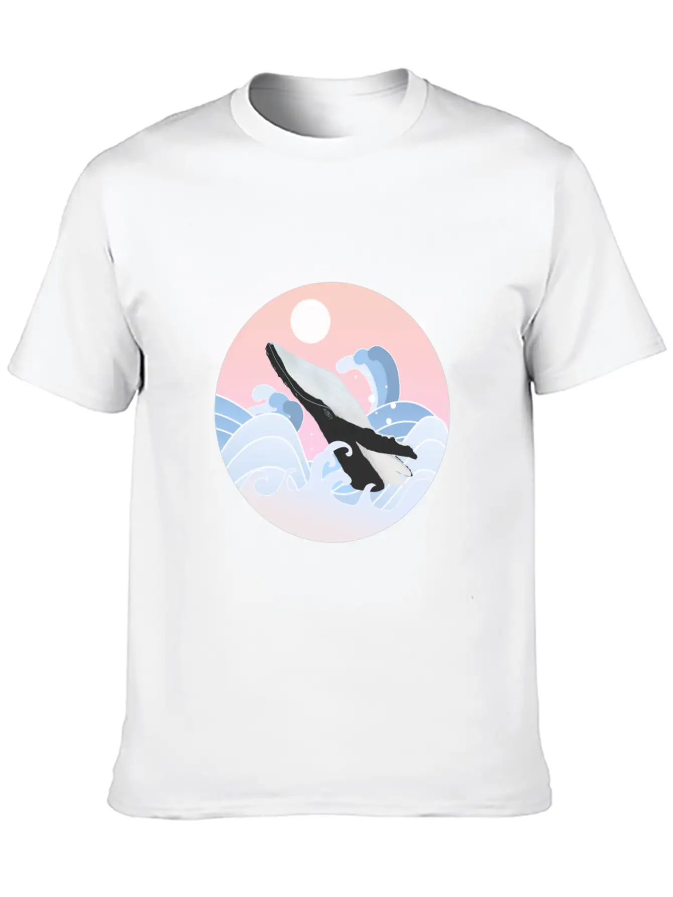 Song Of Whale Comfortable Minimalist Graphic Tee – Summer Style Essential