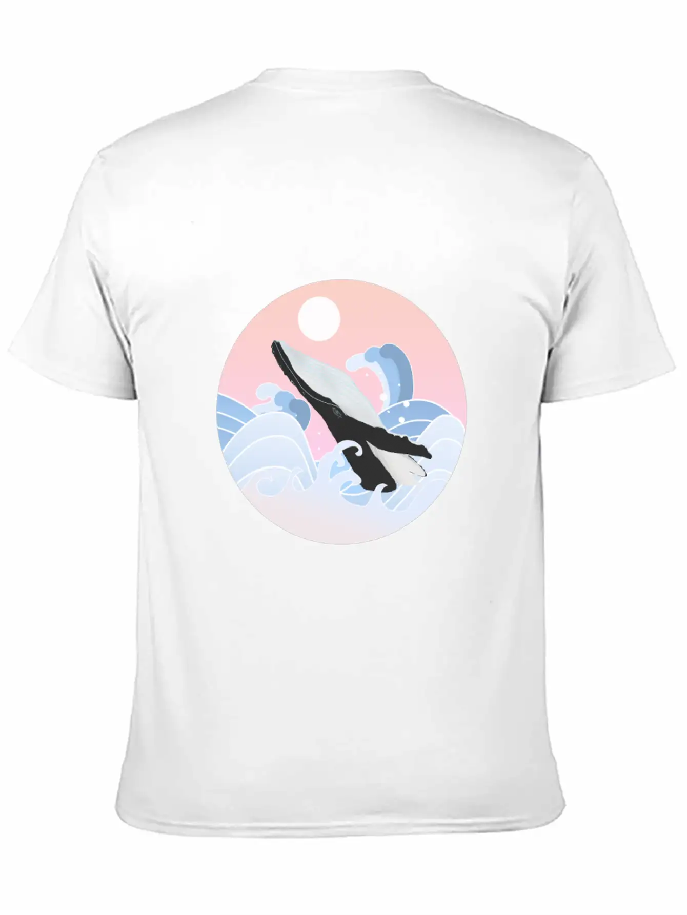 Song Of Whale Comfortable Minimalist Graphic Tee – Summer Style Essential