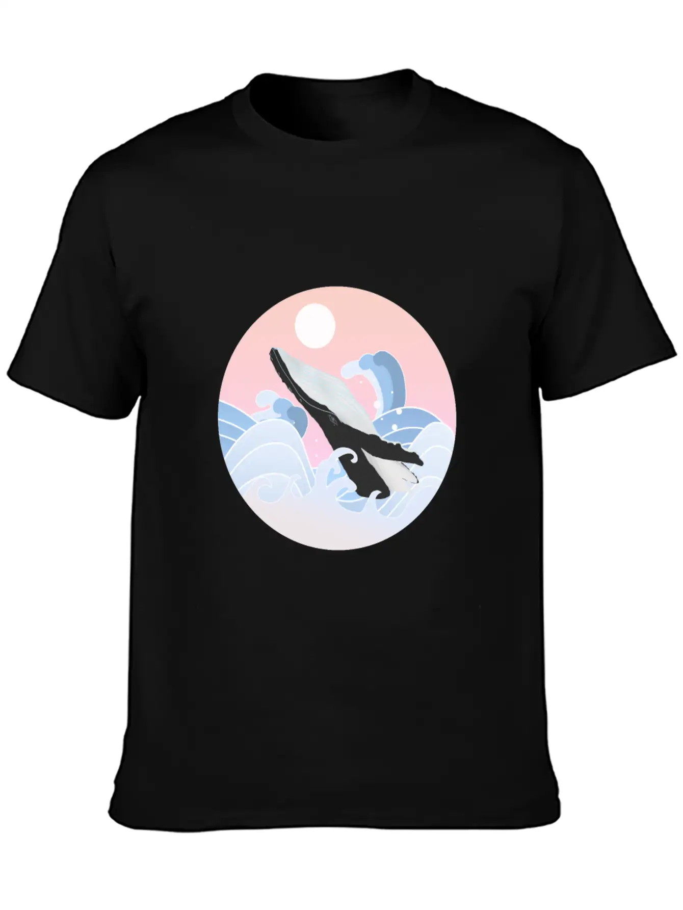 Song Of Whale Comfortable Minimalist Graphic Tee – Summer Style Essential