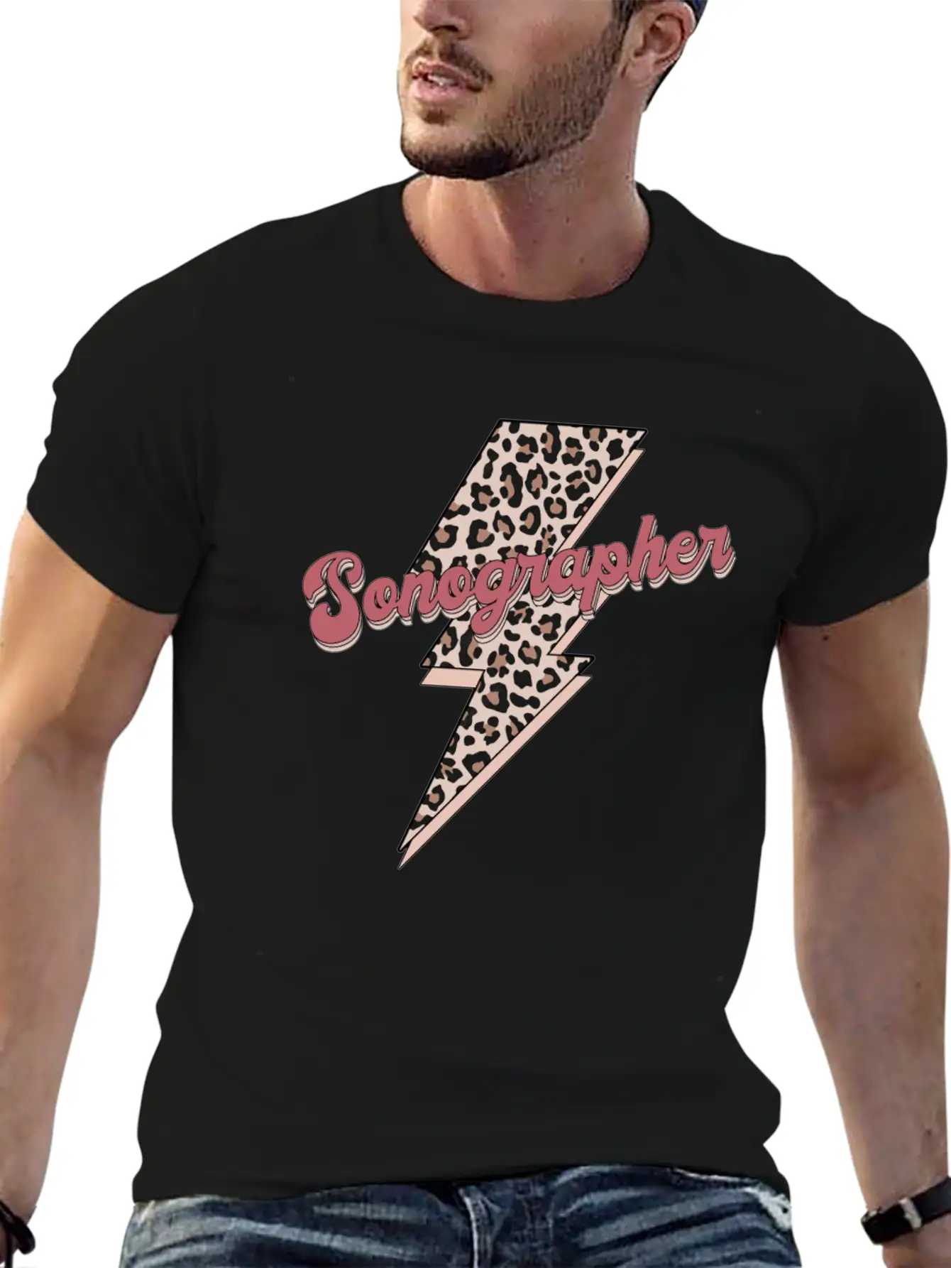 Sonographer Stylish Everyday T-Shirt – Unisex Basic Cotton Tee