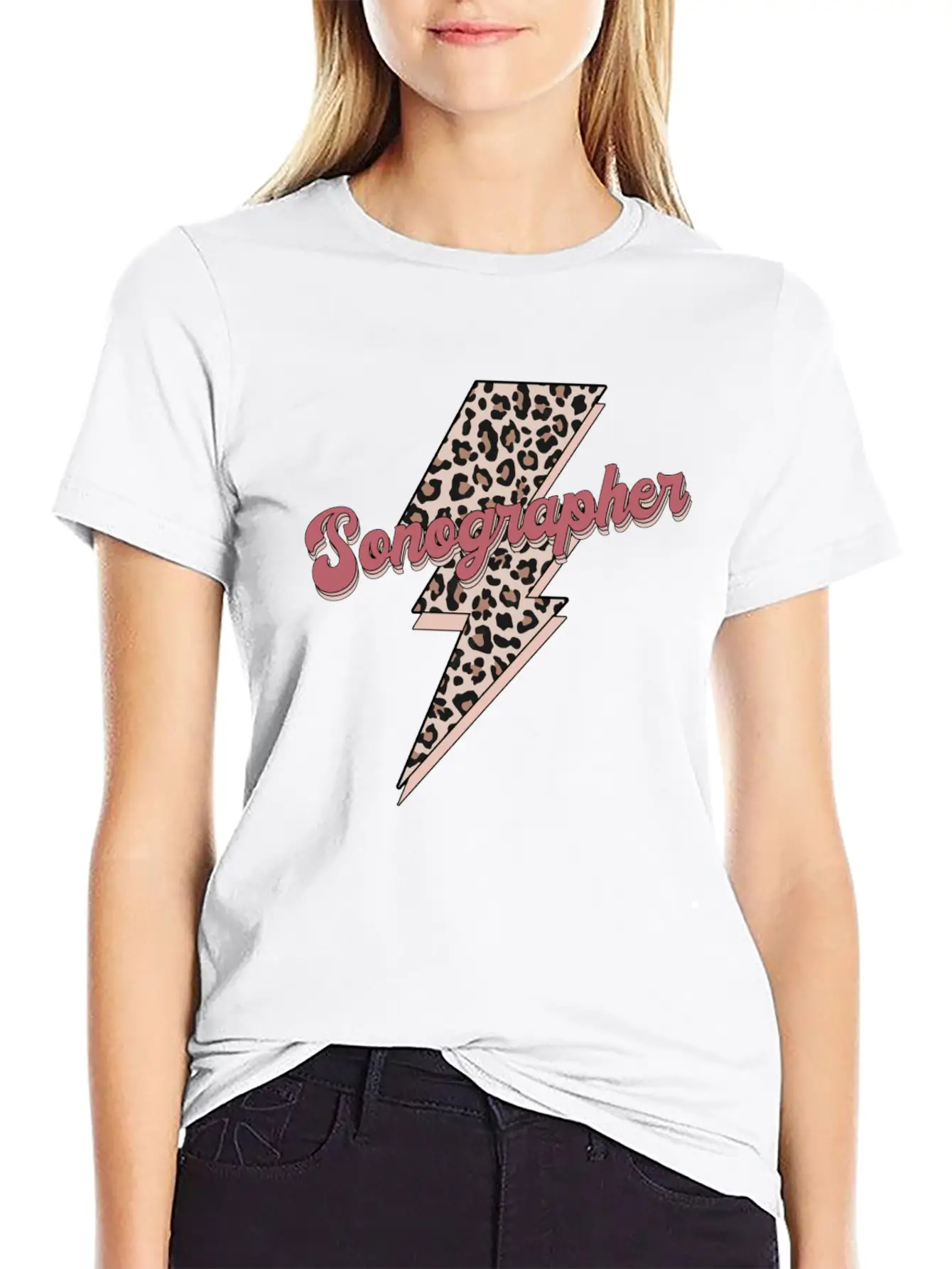 Sonographer Stylish Everyday T-Shirt – Unisex Basic Cotton Tee